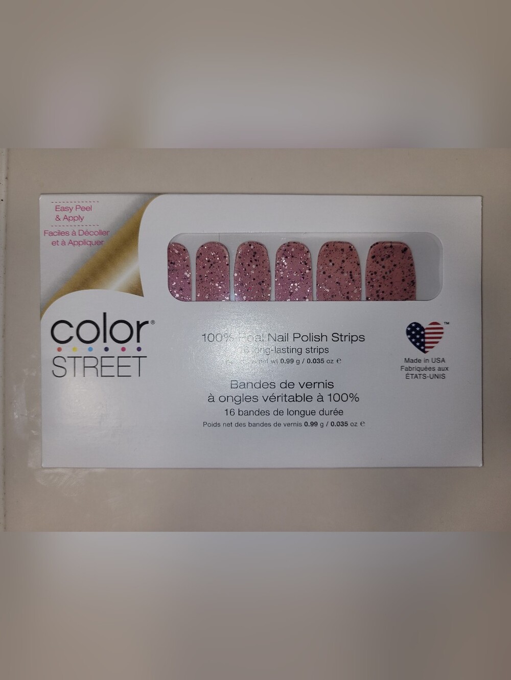 5 for $25 - Color Street Sugarplum Fairy nail polish strips